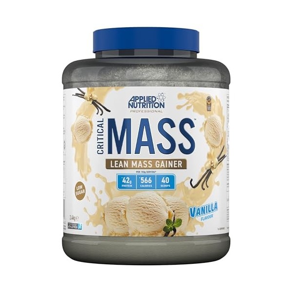 Applied Nutrition Critical Mass Professional Vanilla 2.4Kg