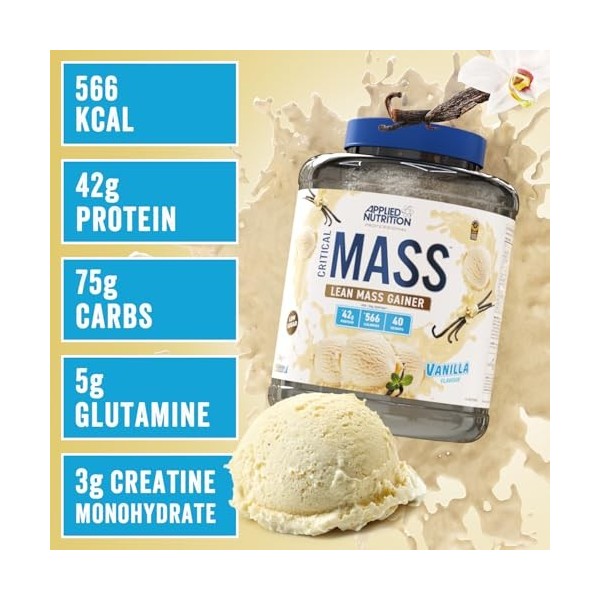 Applied Nutrition Critical Mass Professional Vanilla 2.4Kg