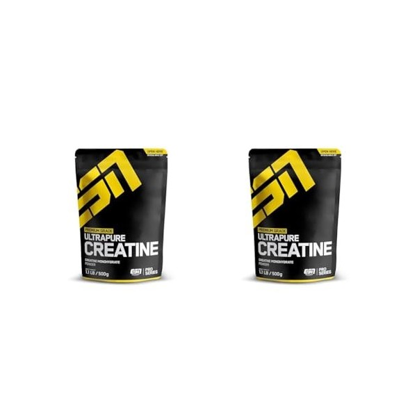ESN Ultrapure Créatine Monohydrate - Capable daugmenter les performances physiques pendant les phases courtes et de haute in