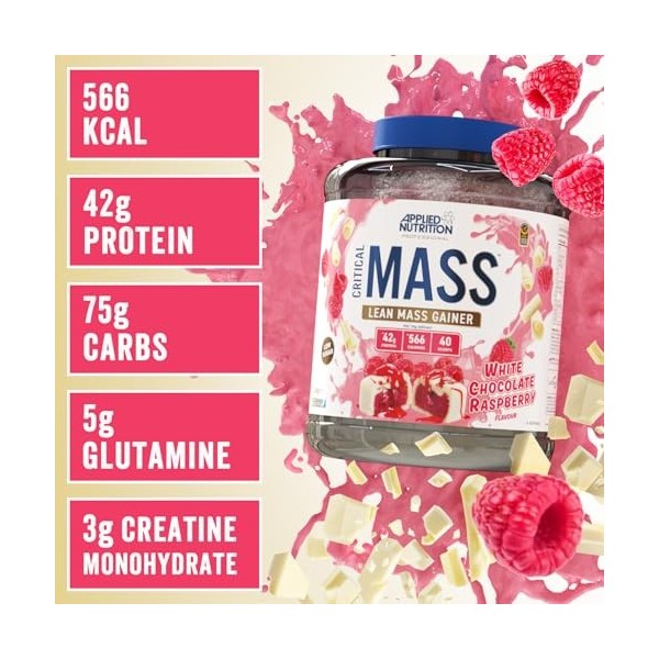 Applied Nutrition Critical Mass Professional White-Chocolate-Raspberry 2.4Kg