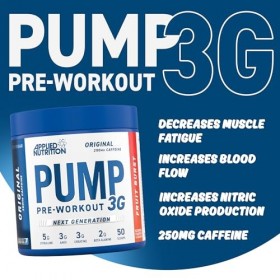 Applied Nutrition Pump 3G Pre-Workout, Fruit Burst - 375g