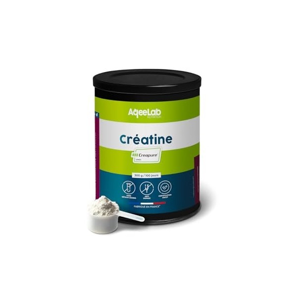 Créatine CREAPURE® • Augmentation de la Force + Performances • Pot de 300g • Made in FR • Testée en laboratoire indépendant •...