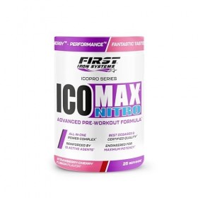 Icomax nitro 375g 1 pot de 375g, Fraises cerises fusion 