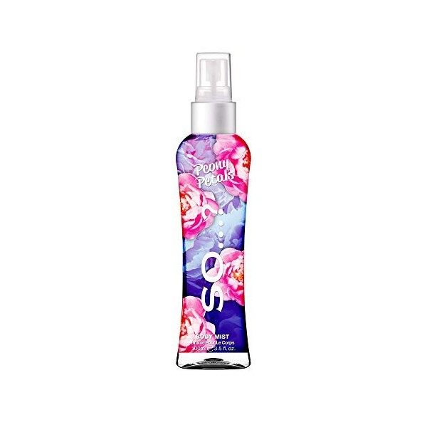 Body Mist By So…? Peony Petals Brume Parfumée Corps Pour Femme 100ml