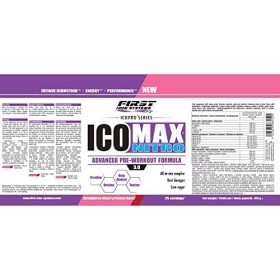 Icomax nitro 375g 1 pot de 375g, Fraises cerises fusion 