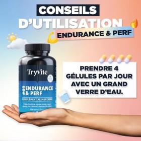 Formule Endurance Homme – Pour Circulation Sanguine – Testo, Vigueur, Énergie – Shilajit, Maca, Ginseng, Arginine, Zinc – TRY