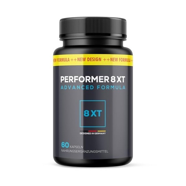Performer 8 XT gélules | Avec des ingrédients puissants | Qualité Premium | Contenu 60 gélules
