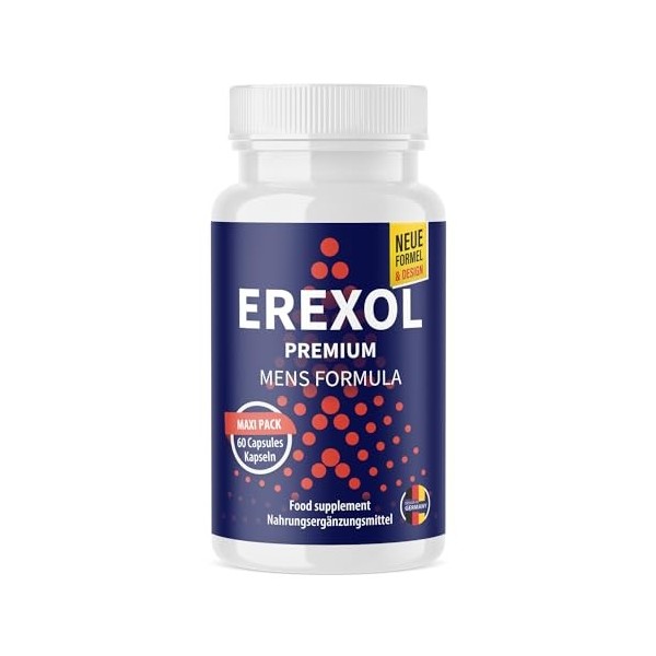 Erexol Gélules | Convient aux hommes | Plus de passion à deux | 60 gélules