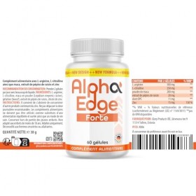 Alpha Edge Forte Capsules | Force pour un style de vie actif | Maxi Pack de 60 capsules