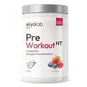 PRE WORKOUT HT | Booster Musculation sans Créatine | 3g de Bêta-Alanine + 3g dArginine + 4g de Citrulline + 200mg de Caféine ...
