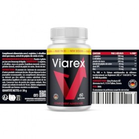 Viarex Capsules - Convient aux hommes - Facile à utiliser - 60 capsules par boîte