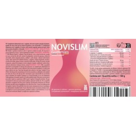 Novislim Gommes | une expérience gustative délicieuse | dans une grande boîte maxi | contenu 60 gommes