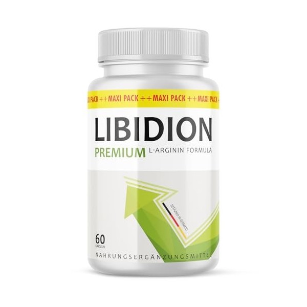 Libidion Premium Gélules | pour les moments intimes | combinaison dingrédients éprouvée | Contenu 60 gélules