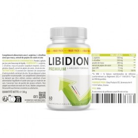 Libidion Premium Gélules | pour les moments intimes | combinaison dingrédients éprouvée | Contenu 60 gélules