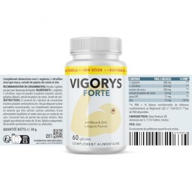 Vigorys Forte Capsules - pour plus de passion - pour les hommes - 60 capsules