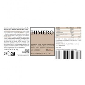 Himero Capsules | Avec des ingrédients de haute qualité | Prise facile | Contenu 60 capsules