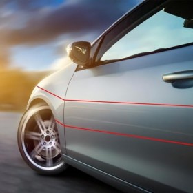 Ruban adhésif pour voiture, 9,8 m, autocollant pour carrosserie de voiture, moto, bateau, casque L-Arginine