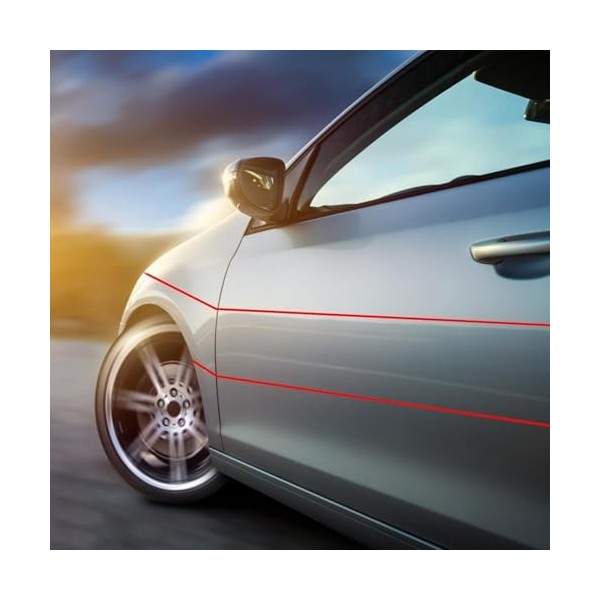 Ruban adhésif pour voiture, 9,8 m, autocollant pour carrosserie de voiture, moto, bateau, casque L-Arginine