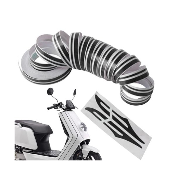 Ruban adhésif pour voiture, 9,8 m, autocollant pour carrosserie de voiture, moto, bateau, casque L-Arginine