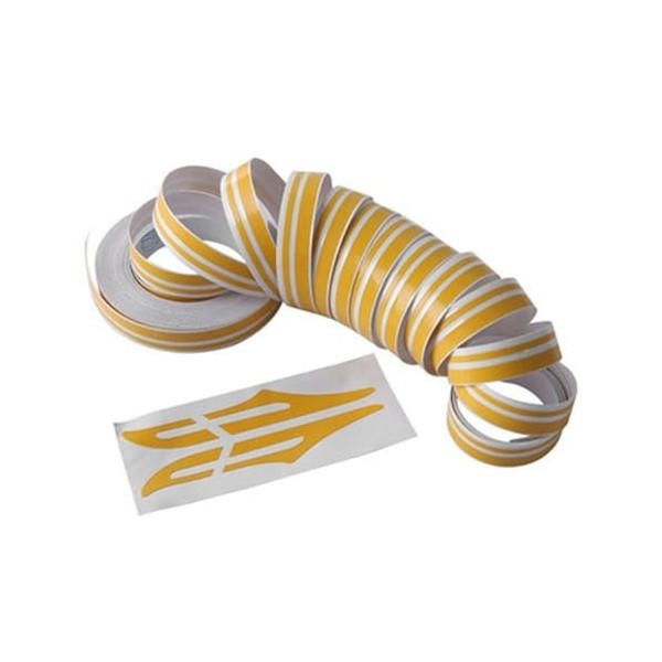 Ruban adhésif pour voiture, 9,8 m, autocollant pour carrosserie de voiture, moto, bateau, casque L-Arginine