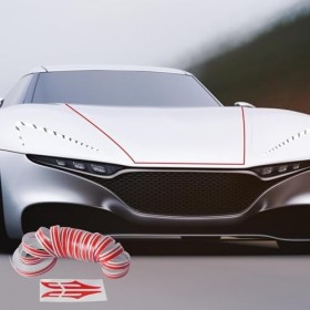 Ruban adhésif à rayures fines pour voiture, bateau, tableau de bord, casques, moto - 9,8 m