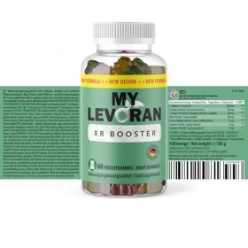 My Levoran XR Booster Gommes | formule spécialement développée | pour hommes & femmes | 60 gommes