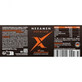 Nexamen Gélules | Avec des ingrédients précieux | Pour les hommes | Contenu 60 gélules | 1x