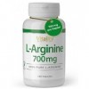 L-Arginine Hautement dosée 700mg Acide aminé Essentiel 100% Naturel issu de fermentation 120 capsules Haute biodisponibilit