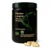 Premium 500 gélules L-Arginine - Hautement dosées, végétaliennes, sans additifs, soutient le développement musculaire et la c
