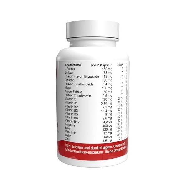 EROGEN X, 180 gélules 3x 60 gélules - paquet de 3