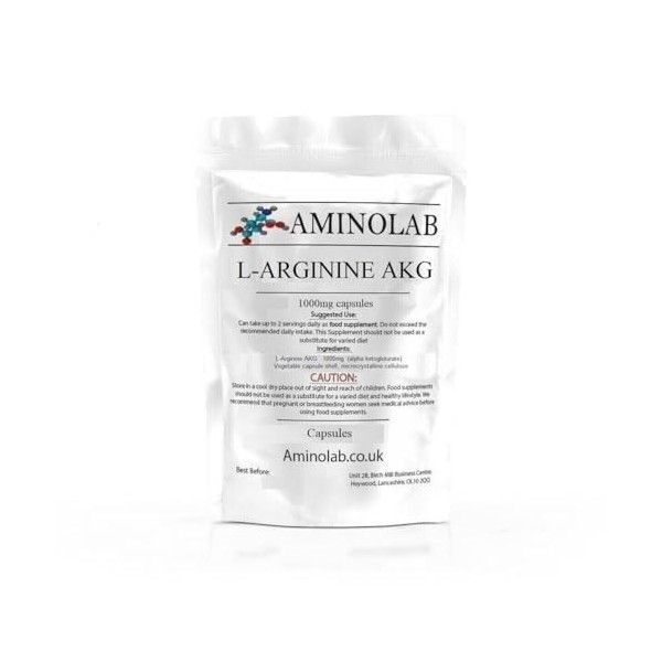 Aminolab - L-Arginine AKG 1000 mg 120 gélules