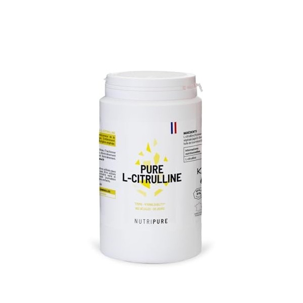 Nutripure | L-Citrulline BioKyowa® Végétale | Idéale pour la Congestion Musculaire pour lEntraînement | Précurseur de l Arg L...