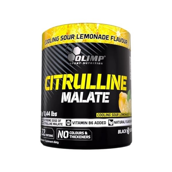 Olimp Sport Nutrition | Citrulline Malate 200g | Citrulline | Citrulline malate et vitamine B6
