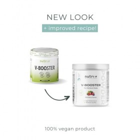 Nutri + Pre-Workout Booster Wild Berry - hautement dosé + vegan - Caféine Citrulline L-Arginine Creapure ß-Alanine Bétaïne HC