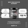 Alphatier Beastmode Pre-Workout Booster Raspberry - hautement dosé + vegan - caféine citrulline L-arginine creapure ß-alanine