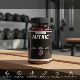 Citrulline, meilleur oxyde nitrique pour hommes, soutient la santé musculaire, cardiaque et énergétique