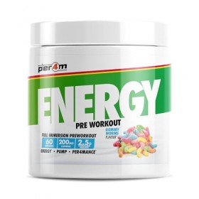 Per4m Energy Pre-Workout 60 Servings Vers en gomme - Pré-entraînement - Booster de pré-entraînement