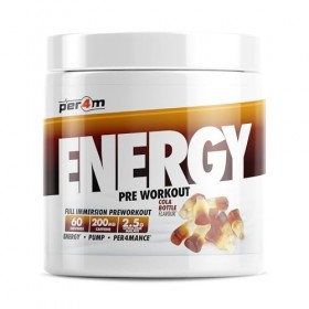 Per4m Energy Pre-Workout 60 Servings Bouteille de cola - Pré-entraînement - Booster de pré-entraînement