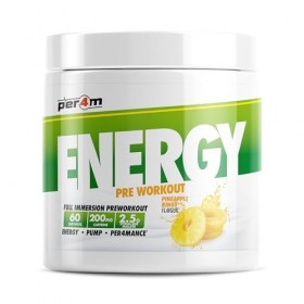 Per4m Energy Pre-Workout 60 Servings Anneaux dananas - Pré-entraînement - Booster de pré-entraînement