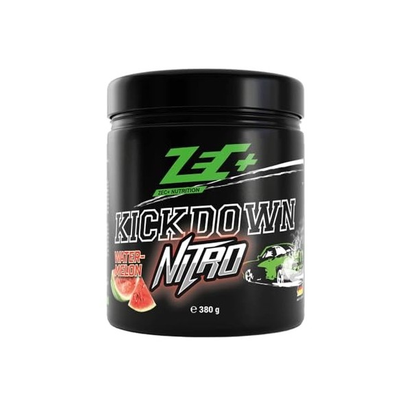 Zec+ Kickdown Nitro 19 Servings Pastèque - Pré-entraînement - Booster de pré-entraînement