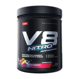VAST V8 Nitro 20 Servings Nectarine pêche - Pré-entraînement - NO Booster