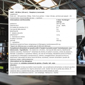 VAST V8 Nitro 20 Servings Limonade aux framboises - Pré-entraînement - NO Booster