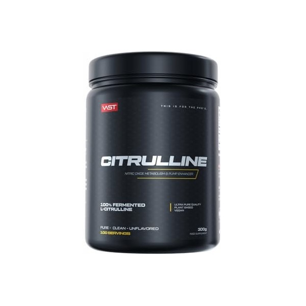 VAST Citrulline 300g Sans saveur - Acides aminés - Mélange dacides aminés