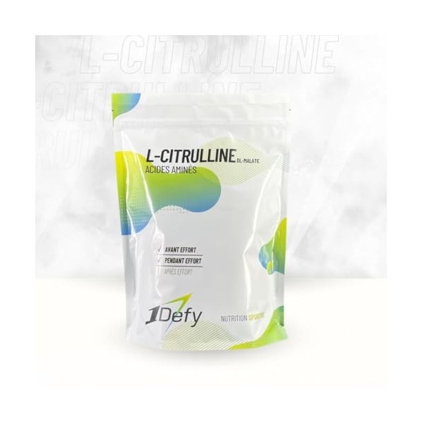1Defy - L-Citrulline-DL-Malate - Acide aminé - Pure - 500g