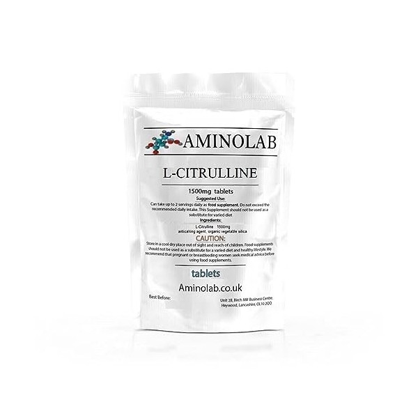 Aminolab - LCitrulline 1500mg 365 Comprimés