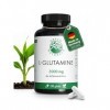 Green Naturals® L-Glutamine – Haute dose 3 000 mg par dose journalière – Acide aminé pur sous forme libre issu de fermentatio