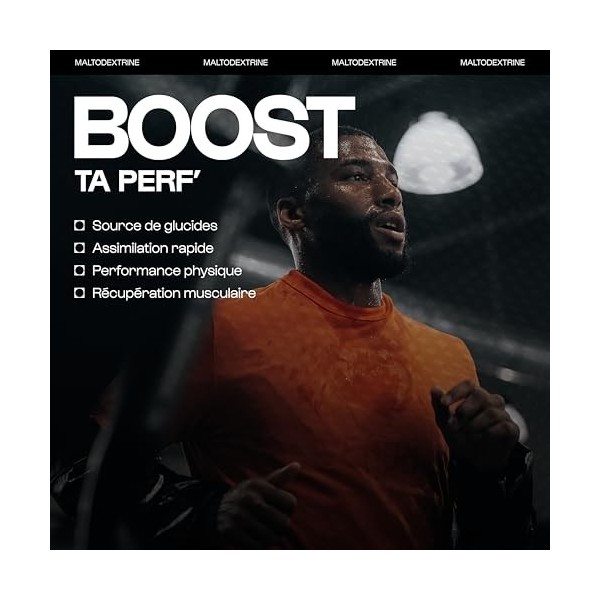 Nutrimuscle - Maltodextrine biologique - 1,5kg - Goût Neutre - Boisson énergétique - Entraînement et Récupération - Endurance