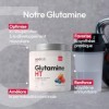 Glutamine HT | Poudre 100% Pure de L-Glutamine | 300 g | Récupération Musculaire et Santé Intestinale | 30 Portions de 10g | 