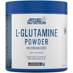 Applied Nutrition Poudre de L-Glutamine Pure, Glutamine en Poudre, Acide Aminé, Force et Récupération Musculaires, Renforce l