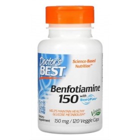 Dr Bests Benfotamine 150, 150 mg, 120 capsules végétariennes
